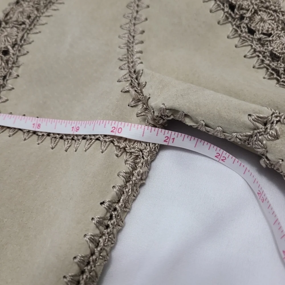 IDI Tan Vintage Leather Jacket Size Large‎